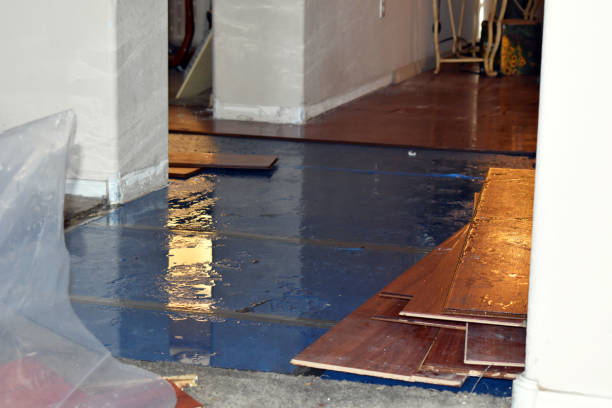 Professional Burst Pipe Cleanup technician working in Oil City, PA